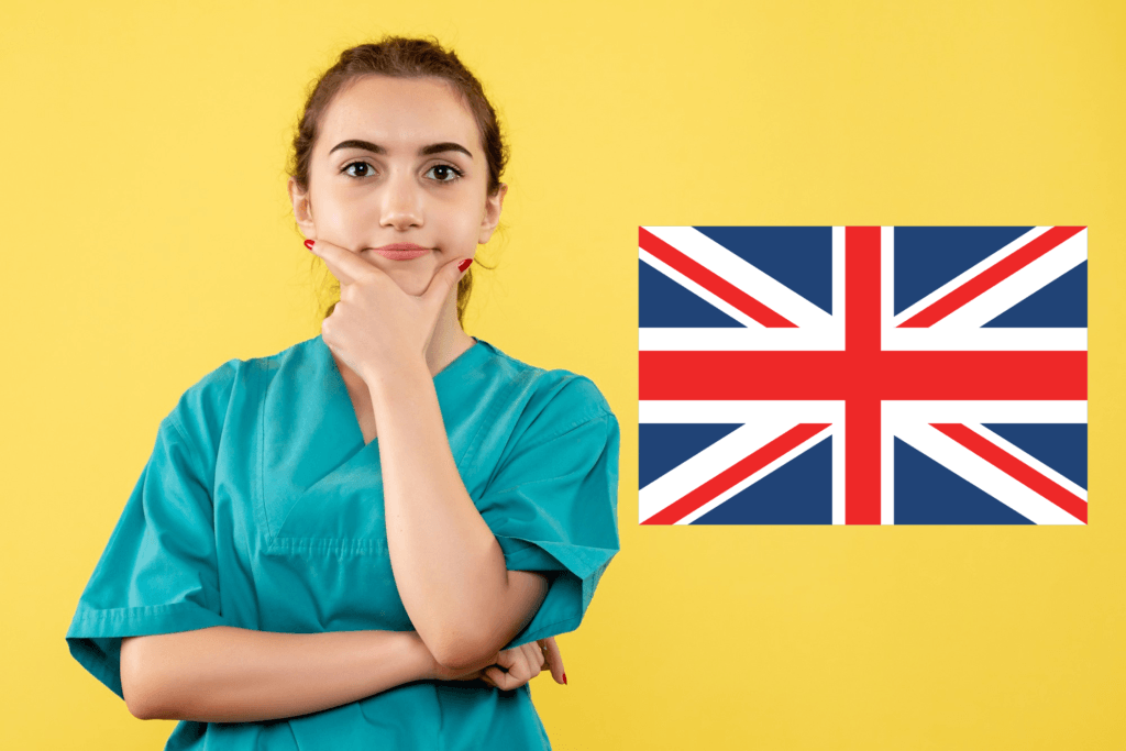 A thoughtful healthcare woman contemplating if private health insurance is worth it in the UK.