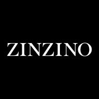 Zinzino company logo with white text on a black background